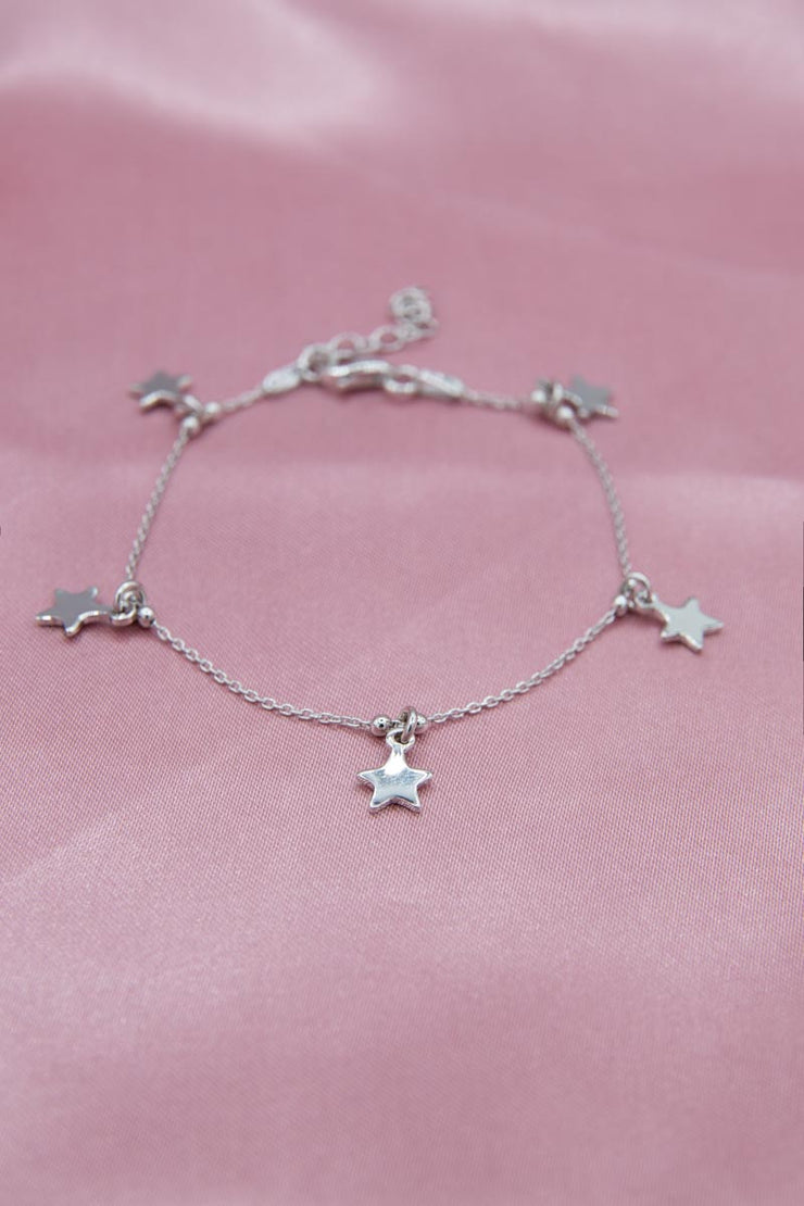 bracciale stelle pendenti argento925 