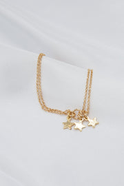 bracciale stelle pendenti oro giallo argento925