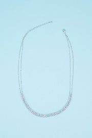 collana cristalli tennis 