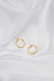 orecchini a cerchio 1,8 cm oro giallo gioielli bijoux