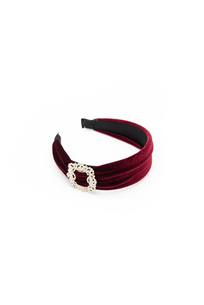 Cerchietto In Velluto Verde Glamour Girlz - Largo E Morbido Stile Alice Band
