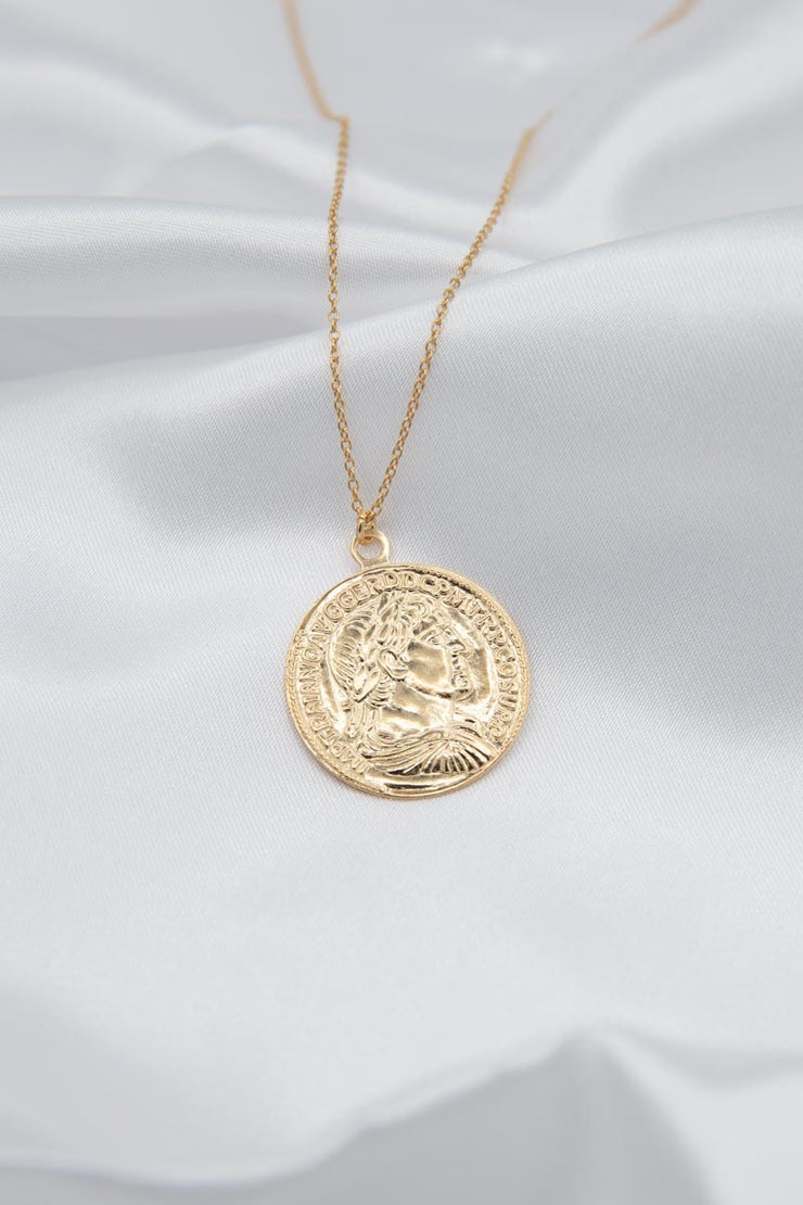 OGMA Collana oro giallo argento925 medaglia