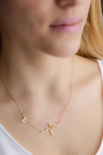 collana elettrocardiogramma e cuore