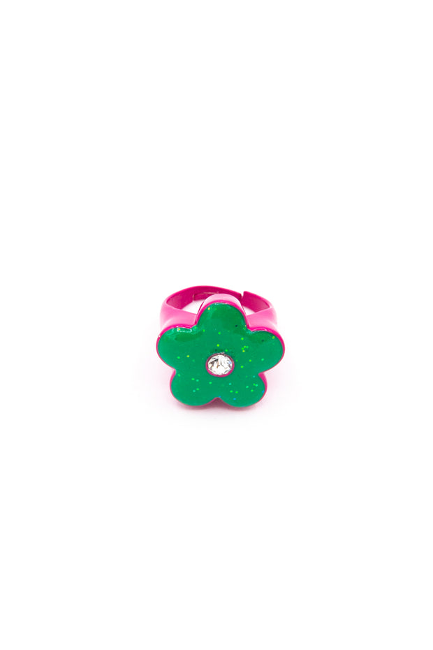 anello fiore verde