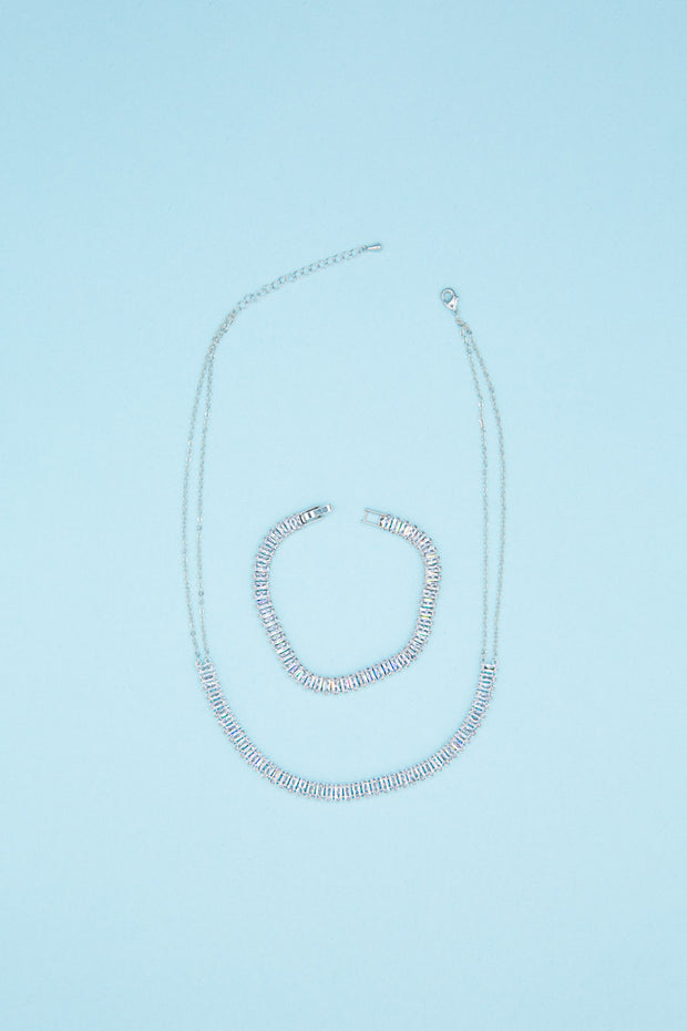 DALIA - Collana con pavé di cristalli